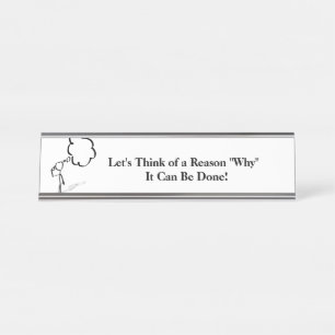 Inspirational Desk NamePlate