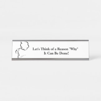 Inspirational Desk NamePlate