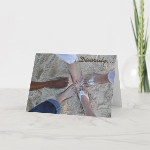 Inspirational Diversity Rum Point Cayman Islands Card