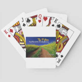 Inspirational Dream Quote -- Eleanor Roosevelt Playing Cards