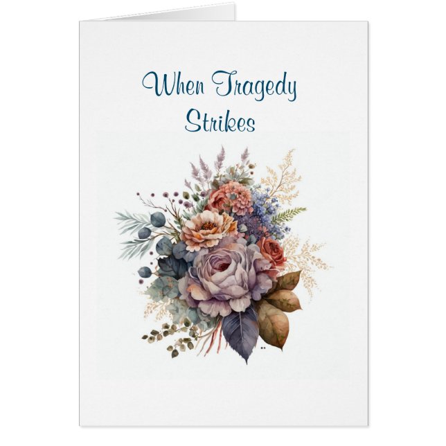 Inspirational Encouragement Christian Card (Front)