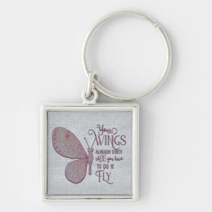 Inspirational Encouragement/Quotes Keychain