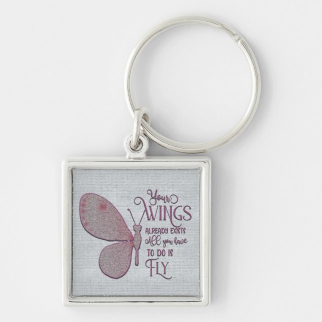 Inspirational Encouragement/Quotes Keychain (Front)