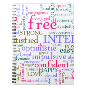 Inspirational Encouraging Words Notebook