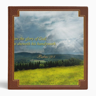 Inspirational - Eternal hope - Psalms 19-1 Binder