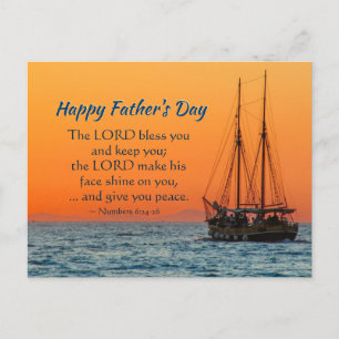 Inspirational Father's Day, The Lord Bless You Postcard