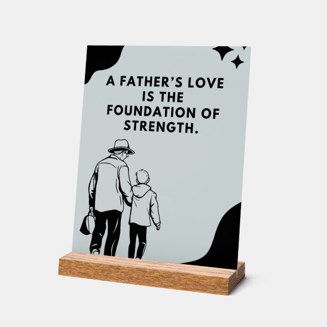Inspirational Fathers Love Quote (Angle)