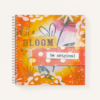 Inspirational Floral  Notebook