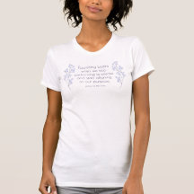 Inspirational Floral Yoga Shirt (customizable)