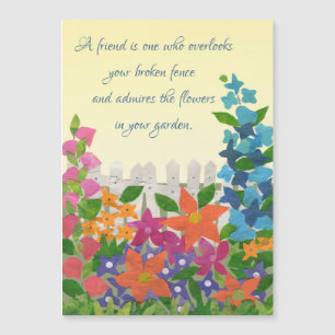 Inspirational Friendship Garden Quote