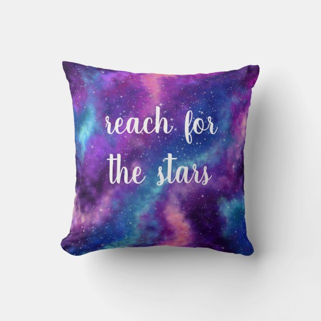 Inspirational Galaxy Pillow (Front)