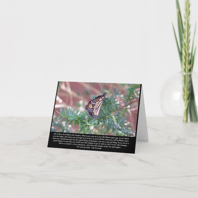 Inspirational Gifts Life Changes Card (Front)