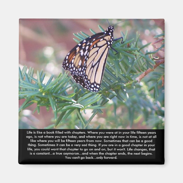 Inspirational Gifts Life Changes Magnet (Front)