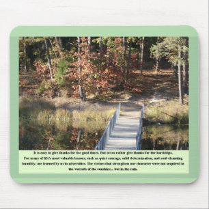 Inspirational Gifts Quiet Courage Mouse Pad