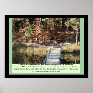 Inspirational Gifts Quiet Courage Poster