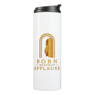 Inspirational Gold Door & Feather Travel Mug