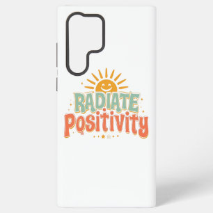Inspirational Good Vibes and Happiness Samsung Galaxy Case