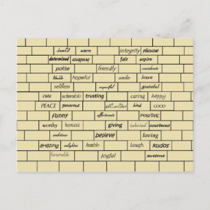 Inspirational Graffiti Postcard