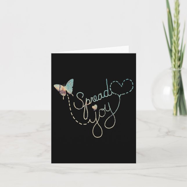 Inspirational Graphic Positivity &amp; Kindness Qu Card (Front)
