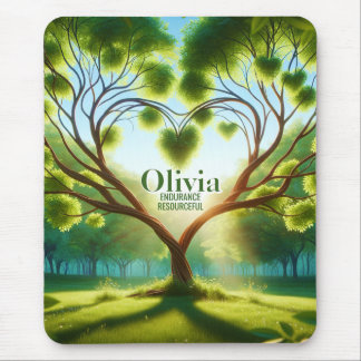 Inspirational Green Mouse Pad