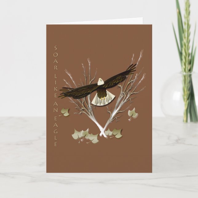 Inspirational greeting card with scripture (Front)