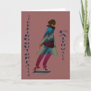 Inspirational greeting card with scripture