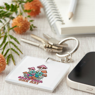 Inspirational Grow Own Way Wordart Keychain
