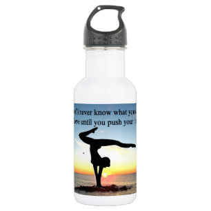 INSPIRATIONAL GYMNASTICS QUOTE DESIGN 532 ML WATER BOTTLE