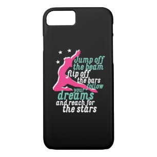 Inspirational Gymnastics Quote for Gymnast Girl Case-Mate iPhone Case