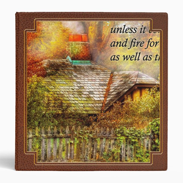 Inspirational - Home is where it's warm inside Binder (Front)