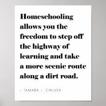 Inspirational Homeschool Quote Poster