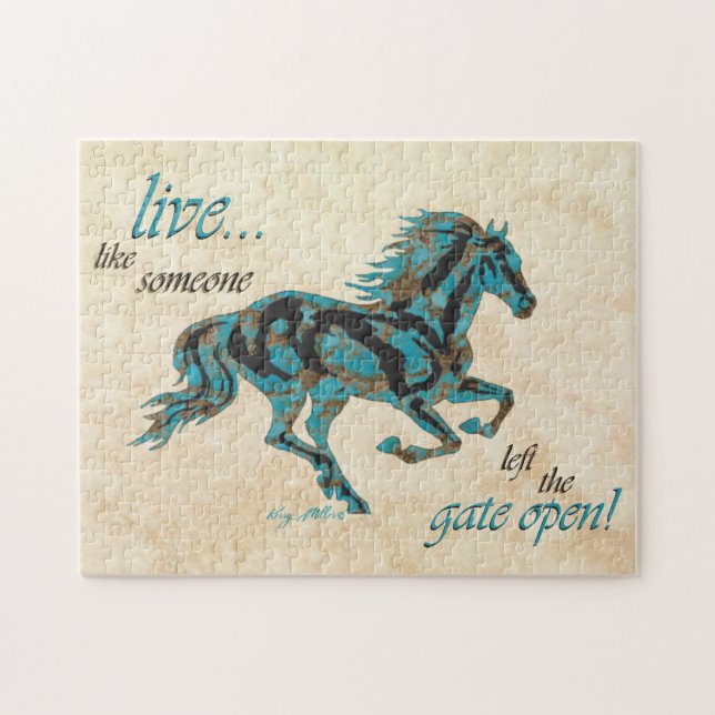 Inspirational Horse Jigsaw Puzzle (Horizontal)