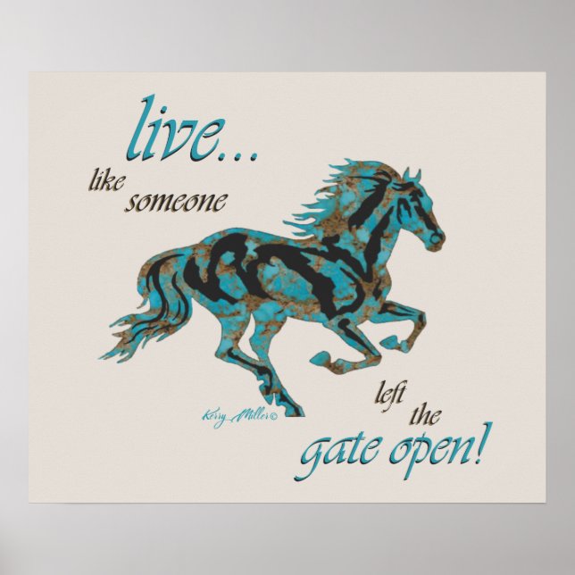 Inspirational Horse Poster (Front)