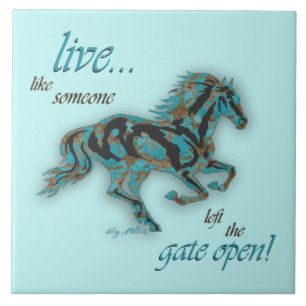 Inspirational Horse Tile