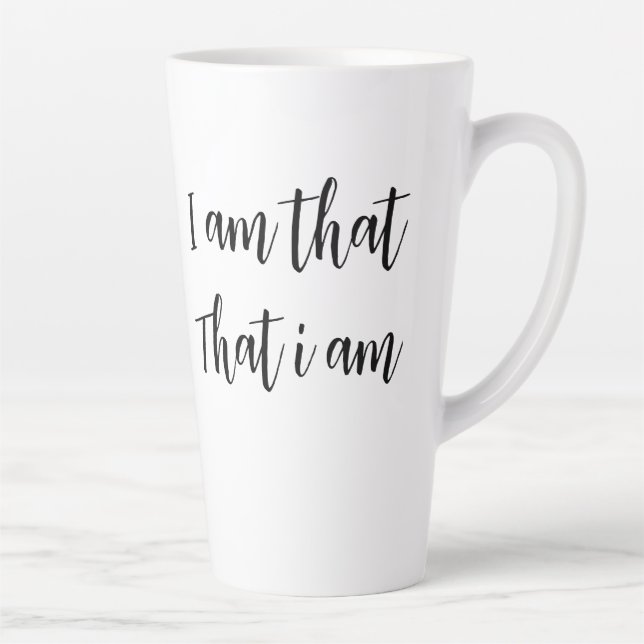 Inspirational "I am that, that I am" quote  Mug (Right)