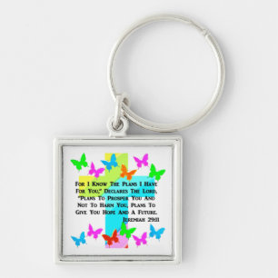 INSPIRATIONAL JEREMIAH 29:11 CHRISTIAN KEYCHAIN