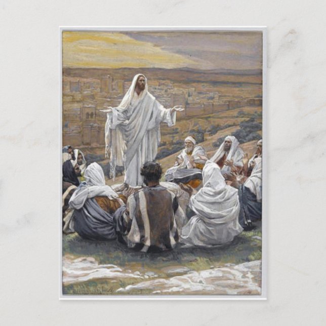 Inspirational Jesus Bible Faith Hope Love Postcard (Front)
