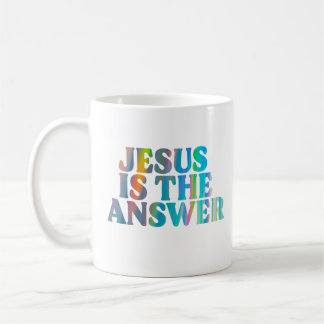 Inspirational- Jesus is the answer Coffee Mug