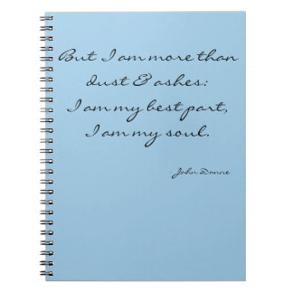 Inspirational journal notebook - I am my soul