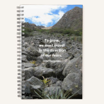 inspirational journal, "To grow . . ."