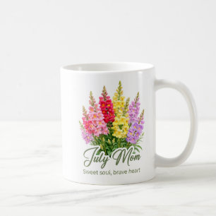 Inspirational July Birth Flower Mom Wrap Coffee Mug