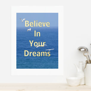 Inspirational Kauai Birds Flying Over the Ocean Foil Prints