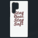 Inspirational Kindness Quote with Cozy Bear Samsung Galaxy Case<br><div class="desc">Embrace warmth and compassion with this adorable "Stay Cozy, Stay Kind" graphic. Featuring a sweet, content bear wearing a comfortable hoodie, this design is a gentle and charming reminder to take care of yourself while also being kind to others. It’s the perfect, heartwarming message for creating a comfortable and positive...</div>