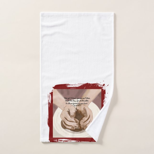 Inspirational Kitchen Towel – “Isaiah 64:8” Potter (Serviette à main)