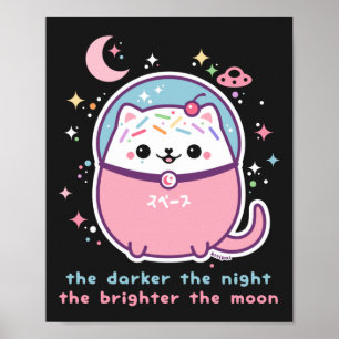 Inspirational Kitty Cat Poster