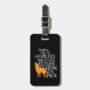 Inspirational Leadership Quote Strong Leaders Luggage Tag