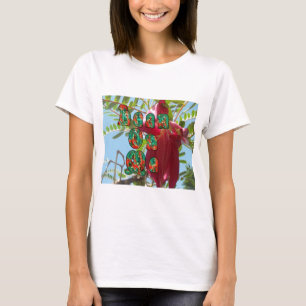 Inspirational Lean On Me Floral Skyward Art Print  T-Shirt