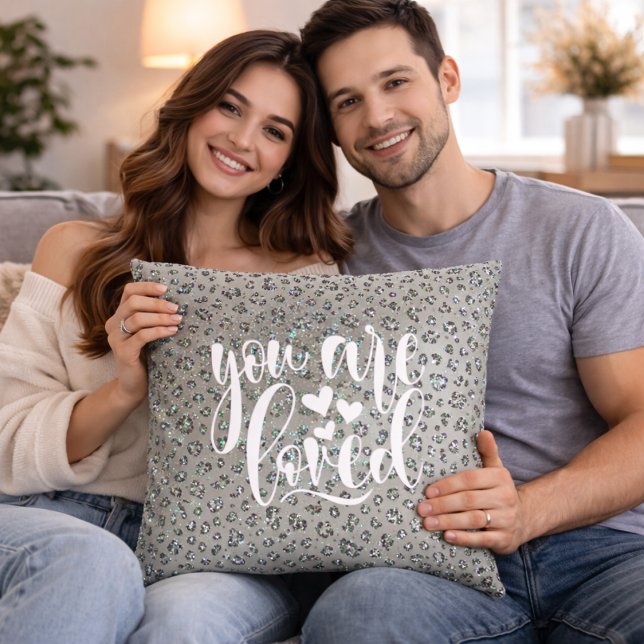 Inspirational Leopard Print Decorative Cushion (Creator Uploaded)
