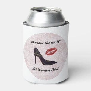 Inspirational Let Women Lead Can Cooler