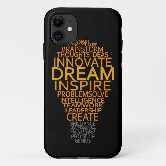 Inspirational Light Bulb custom iPhone case (Back)